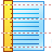 Vertical page ruler icon