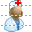 Hospital nurse icon