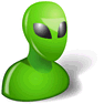 Alien with Shadow icon