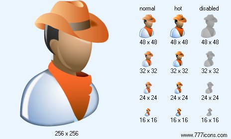 Cowboy Icon Images