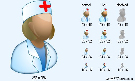 Hospital Nurse Icon Images