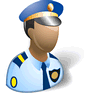 Policeman with Shadow icon