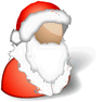 Santa Claus with Shadow icon