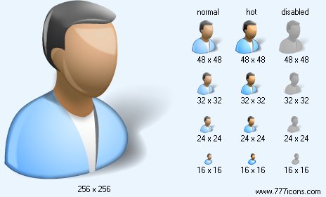 User with Shadow Icon Images