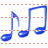 Music notes icon