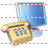 Phone and monitor icon