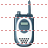 Portable radio transmitter icon