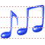 Music notes icon