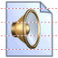 Sound file icon