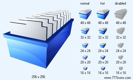 Card File Icon Images