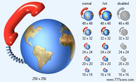 International Call Icon Images