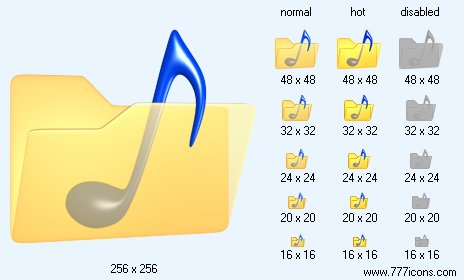 Music Folder Icon Images