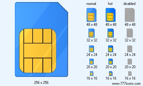 SIM-Card Icon Images