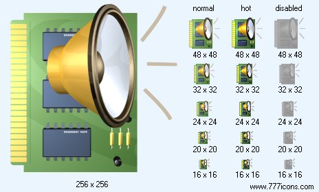 Sound Card Icon Images