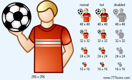 Footballer Icon Images