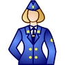 Stewardess icon