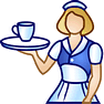 Waitress icon