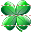 Four-leafed clover icon