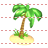 Coconut tree icon