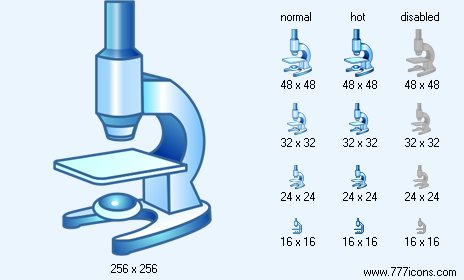 Microscope Icon Images