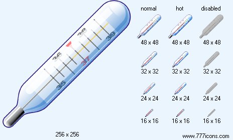 Thermometer Icon Images