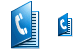 Phone directory icons