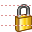 Overlay lock icon