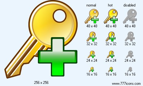 Add Key Icon Images