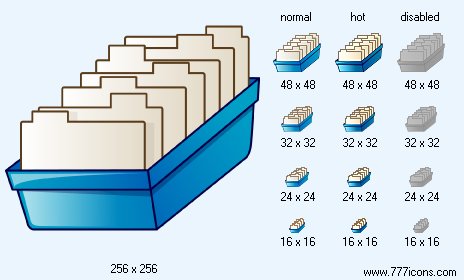 Card File Icon Images