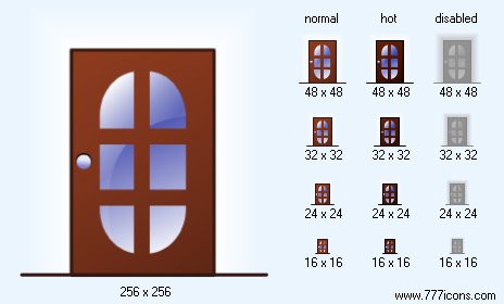 Closed Door Icon Images