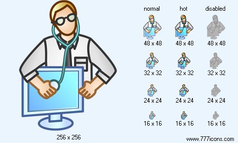 Computer Doctor Icon Images