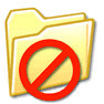 Folder - No Entry icon