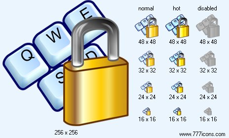 Locked Keyboard Icon Images