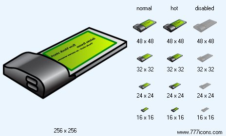 PCMCIA Device Icon Images