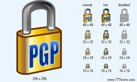 PGP Protection Icon Images