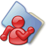 Red User Folder icon