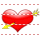 Love heart icon