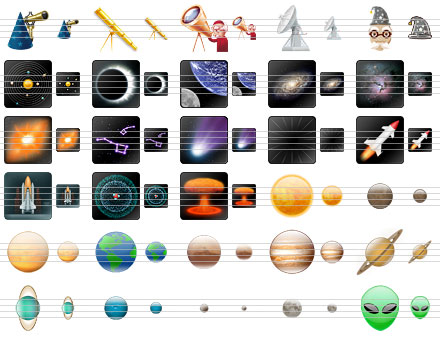 Screenshot for Space Icons 2011.1