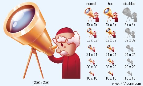 Astronomer Icon Images