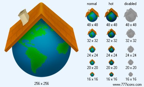 Home Planet Icon Images