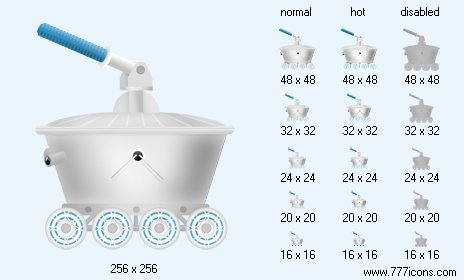 Moon-Buggy Icon Images