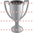 Silver cup icon