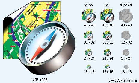 Orienteering Icon Images