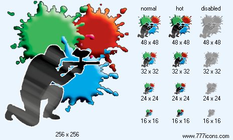 Paint-Ball Icon Images