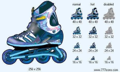 Roller Skates Icon Images