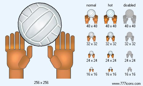 Volley-Ball Icon Images