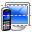 Cellphone and monitor icon