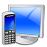 Cellphone And Monitor icon