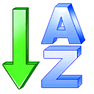 Sorting A-Z icon