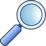 Blue Magnifier icon